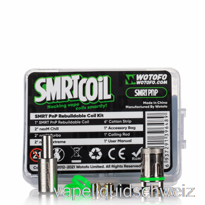 Wotofo Smrt Wiederaufbaubares Coil-Kit [PNP] Wiederaufbaubares Coil-Kit Vape Ohne Nikotin